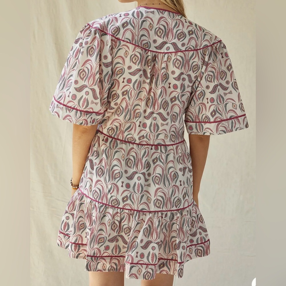 Magali pascal Boho Chic Patterned Mini Dress - Picture 2 of 15